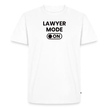 Profession d’avocat Avocat Avocat Droit - T-shirt Premium bio Homme - blanc - Devant - Nico (187cm)