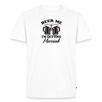 Équipe d’enterrement de vie de garçon JGA - T-shirt Premium bio Homme - blanc - Devant - Nico (187cm)