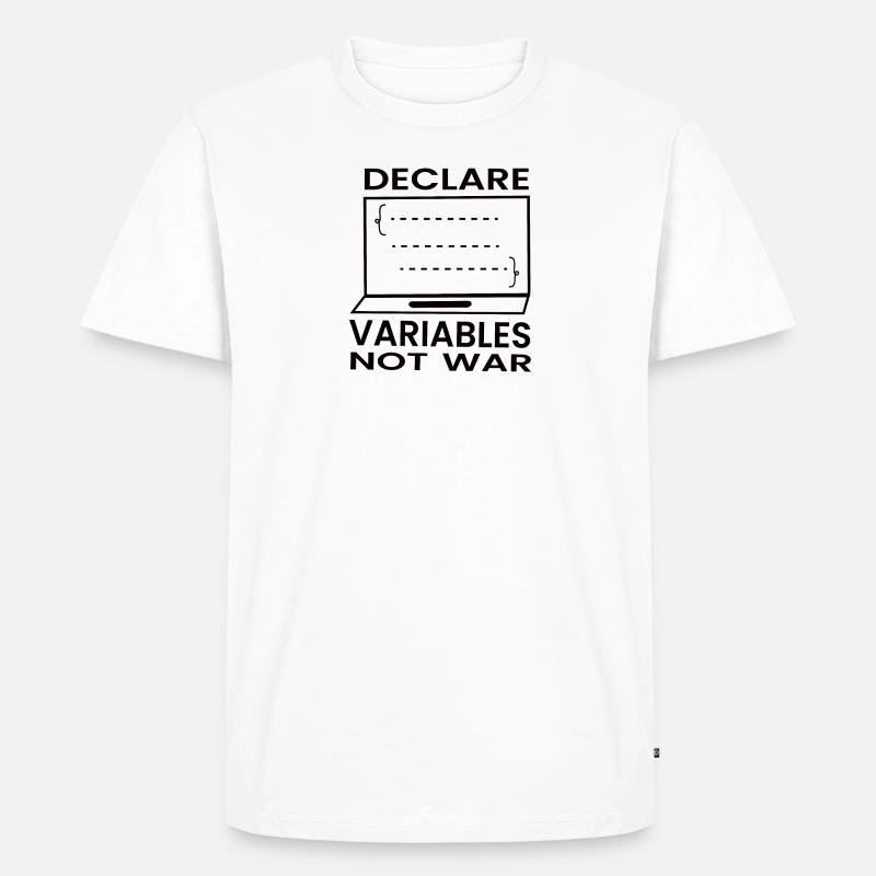 Softwareentwickler Programmierer Geschenk - Männer Premium Bio T-Shirt - Weiß