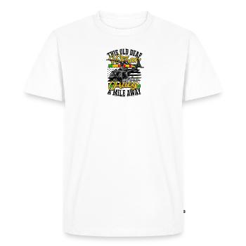 Ce vieux vétéran sourd peut encore entendre un huey a - T-shirt Premium bio Homme - blanc - Devant - Nico (187cm)