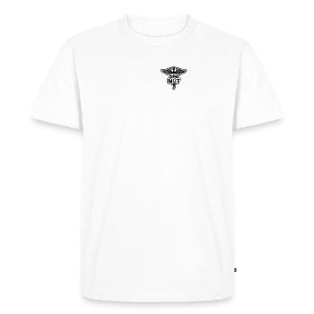 MLT - technology - Men's Premium Organic T-Shirt - white - Front - Nico (187cm)