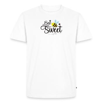 Bee - Men's Premium Organic T-Shirt - white - Front - Nico (187cm)