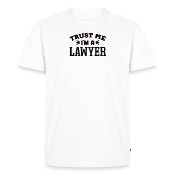 Avocat Profession Avocat Avocat Droit - T-shirt Premium bio Homme - blanc - Devant - Nico (187cm)