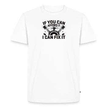 Mechanic Technician Craftsman Garage Car Hobbyist - Men's Premium Organic T-Shirt - white - Front - Nico (187cm)
