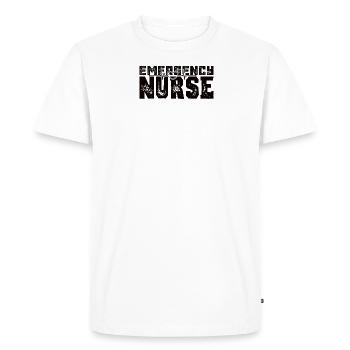 Ambulance Service Paramedic Nurse - Men's Premium Organic T-Shirt - white - Front - Nico (187cm)