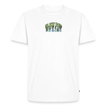 Plant Papi - plants - Men's Premium Organic T-Shirt - white - Front - Nico (187cm)