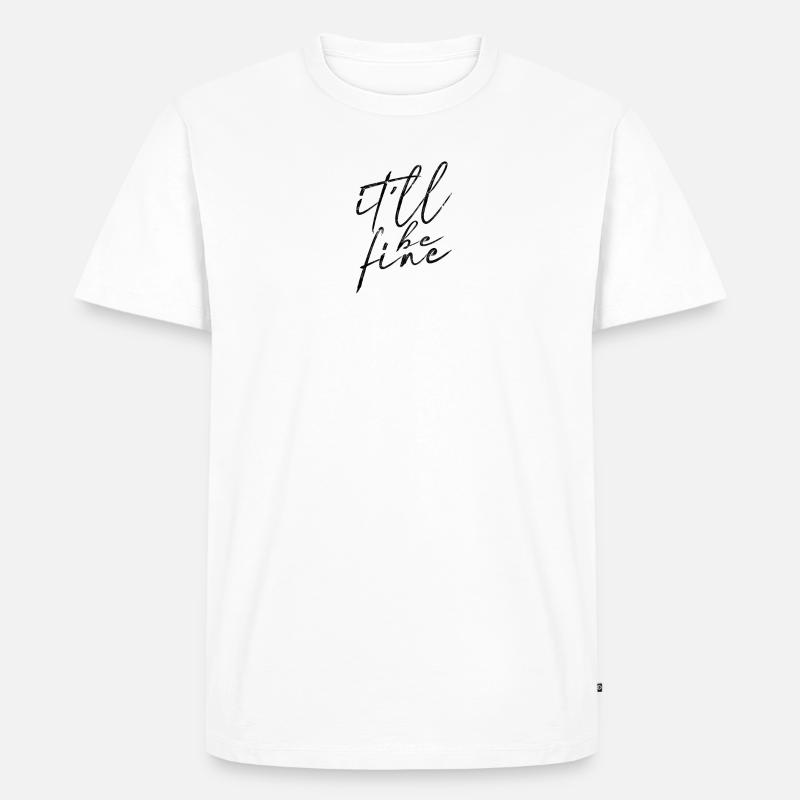 Es wird gut - inspirierend - Männer Premium Bio T-Shirt - Weiß