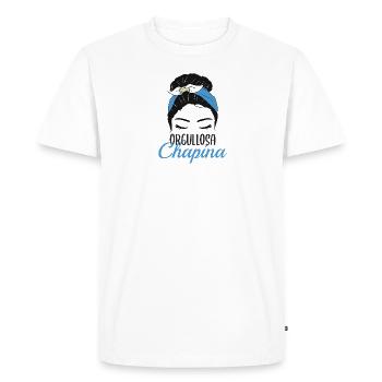 Guatemala Guatemalan Flag DNA I Gift - Men's Premium Organic T-Shirt - white - Front - Nico (187cm)