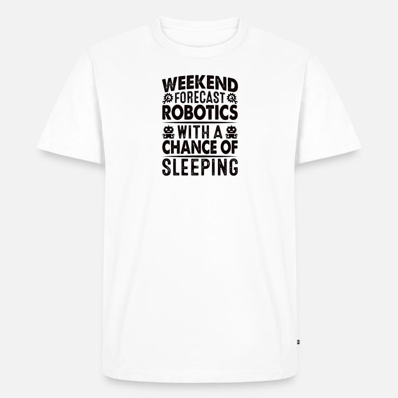 Robot Programmer Automation Technician - Men's Premium Organic T-Shirt - white