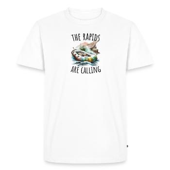 Rafting - T-shirt Premium bio Homme - blanc - Devant - Nico (187cm)