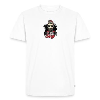 Beards are sexy - Beard - Men's Premium Organic T-Shirt - white - Front - Nico (187cm)