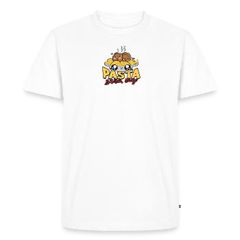 Pasta la vista, baby - Pasta - Men's Premium Organic T-Shirt - white - Front - Nico (187cm)