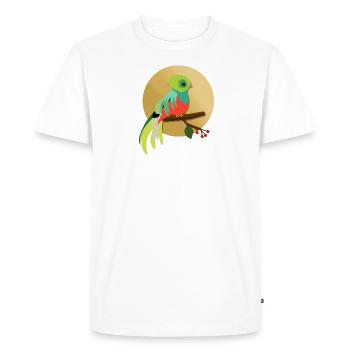 Guatemala drapeau guatémaltèque ADN I cadeau - T-shirt Premium bio Homme - blanc - Devant - Nico (187cm)