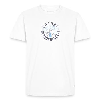 Meteorology pun for meteorologist - Men's Premium Organic T-Shirt - white - Front - Nico (187cm)