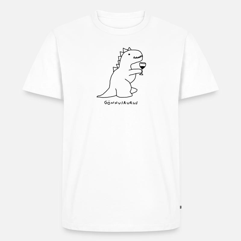 Gönnusaurus Rex - Männer Premium Bio T-Shirt - undefined