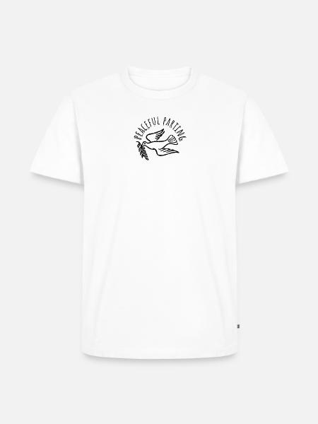 Friedlicher Abschied - Scheidung - Männer Premium Bio T-Shirt - Weiß