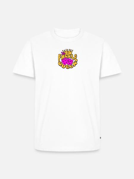 Die Farkle Queen - Spiele - Männer Premium Bio T-Shirt - Weiß