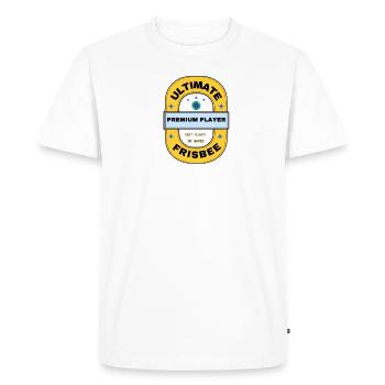 ULtI 18B - T-shirt Premium bio Homme - blanc - Devant - Nico (187cm)