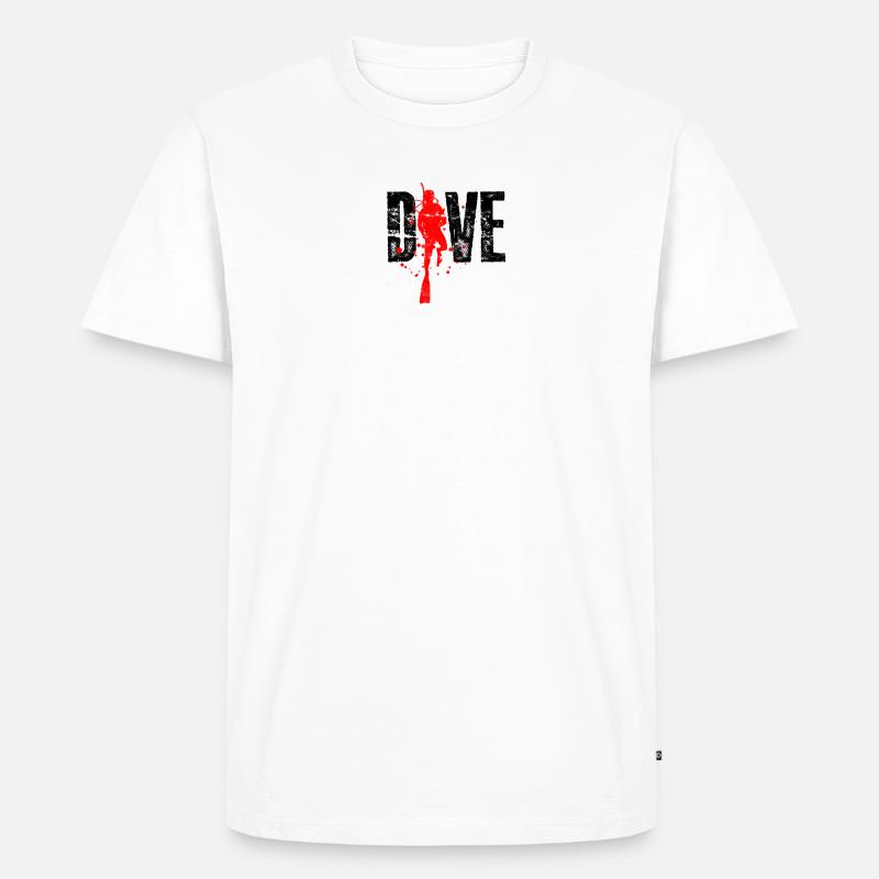 Plongée - PLONGÉE - T-shirt Premium bio Homme - blanc