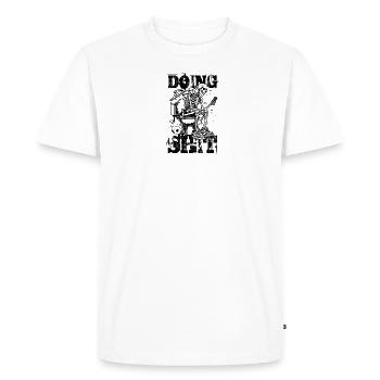 Doing Dad Shit - Funny - Men's Premium Organic T-Shirt - white - Front - Nico (187cm)
