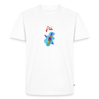 J'peux pas j'ai kayak - T-shirt Premium bio Homme - blanc - Devant - Nico (187cm)