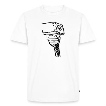 Thors Hammer - T-shirt Premium bio Homme - blanc - Devant - Nico (187cm)