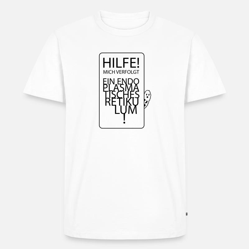 Endoplasmatisches Retikulum - Männer Premium Bio T-Shirt - Weiß