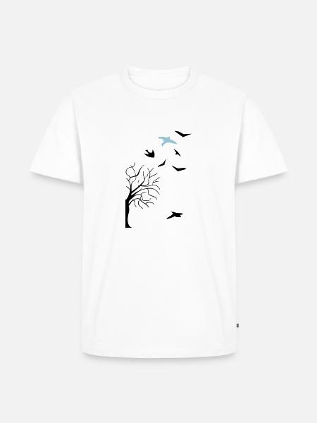 design - Männer Premium Bio T-Shirt - Weiß