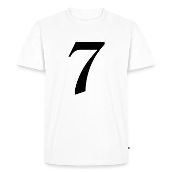 7 - T-shirt Premium bio Homme - blanc - Devant - Nico (187cm)