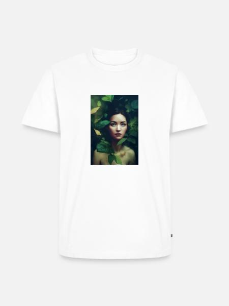 Mutter Natur - Männer Premium Bio T-Shirt - Weiß