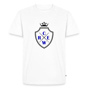 crew - Men's Premium Organic T-Shirt - white - Front - Nico (187cm)