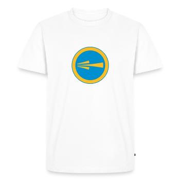 Flèche de pétoncle - Danny Alexander Lettkemann - T-shirt Premium bio Homme - blanc - Devant - Nico (187cm)