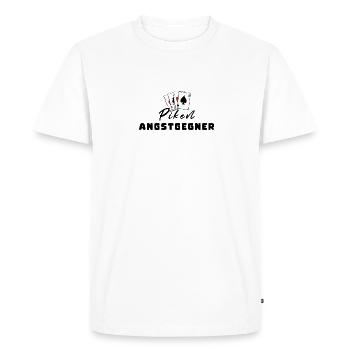 Les piques craignent leurs adversaires - T-shirt Premium bio Homme - blanc - Devant - Nico (187cm)