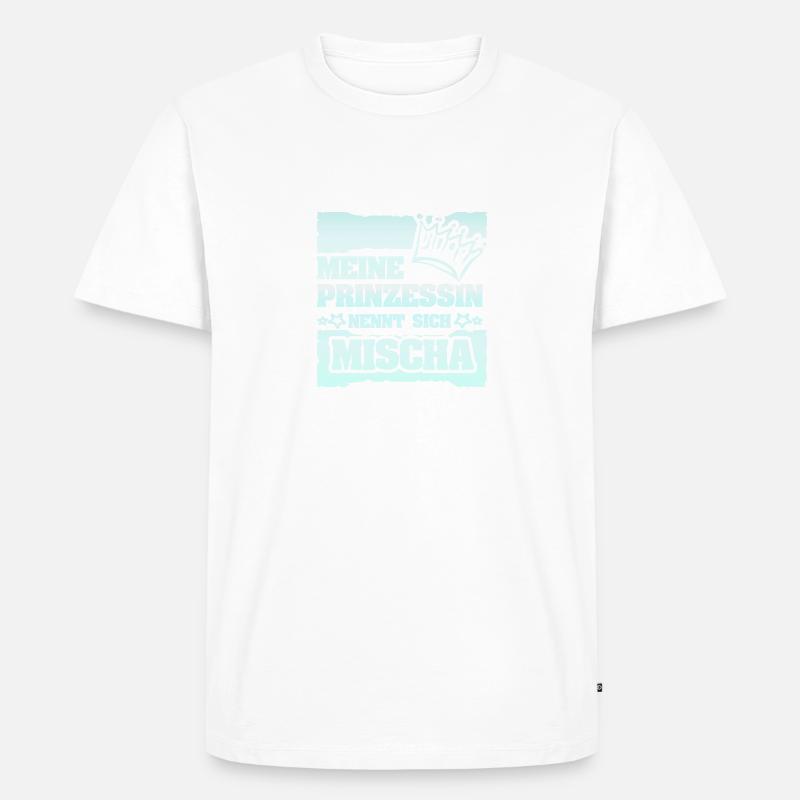 Mädchenname Mischa - Männer Premium Bio T-Shirt - undefined