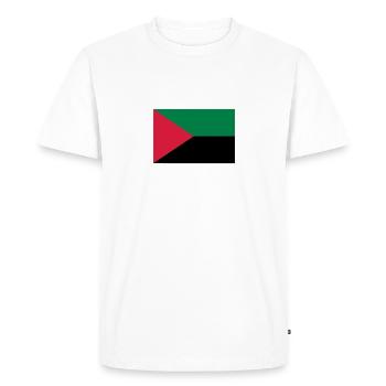 Martinique / 972 / Martiniquais / Martiniquaise - T-shirt Premium bio Homme - blanc - Devant - Nico (187cm)
