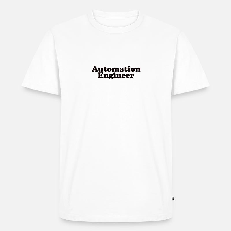 Automation Technician PLC Programmer - Men's Premium Organic T-Shirt - white