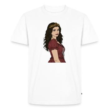 Princesse - T-shirt Premium bio Homme - blanc - Devant - Nico (187cm)