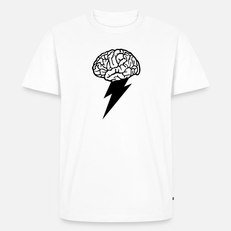Brainstorm - T-shirt Premium bio Homme - blanc