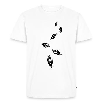 Symbole du maïs - T-shirt Premium bio Homme - blanc - Devant - Nico (187cm)