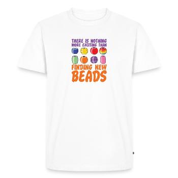 Search for new pearl jewelry manufacturers - Men's Premium Organic T-Shirt - white - Front - Nico (187cm)