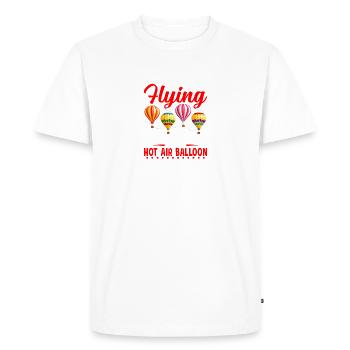 Be an expert in hot air balloon rides - Men's Premium Organic T-Shirt - white - Front - Nico (187cm)