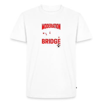 Jeu de cartes de vin et de bridge Expert en bridge - T-shirt Premium bio Homme - blanc - Devant - Nico (187cm)
