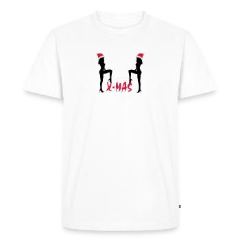 noel - T-shirt Premium bio Homme - blanc - Devant - Nico (187cm)