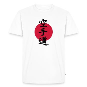 Karate do - T-shirt Premium bio Homme - blanc - Devant - Nico (187cm)