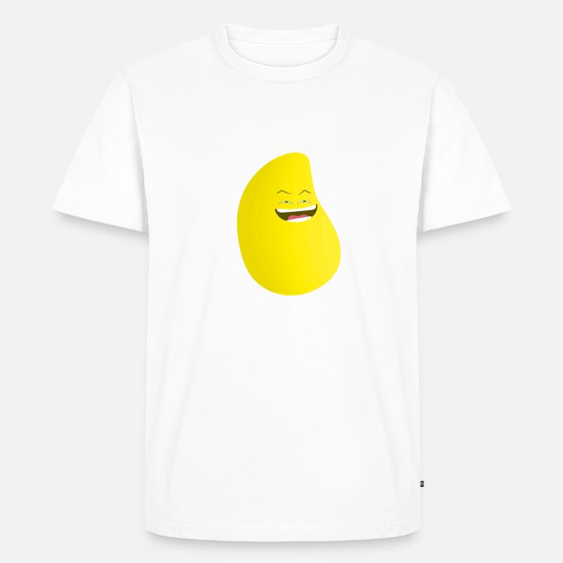 Frecher Griff - Männer Premium Bio T-Shirt - Weiß