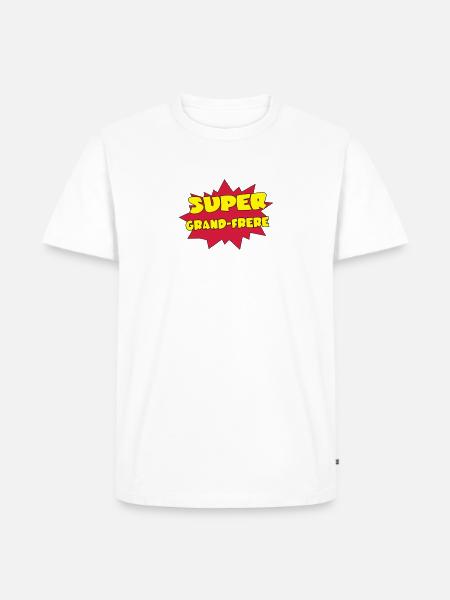 Super GRAND-FRERE - T-shirt Premium bio Homme - blanc