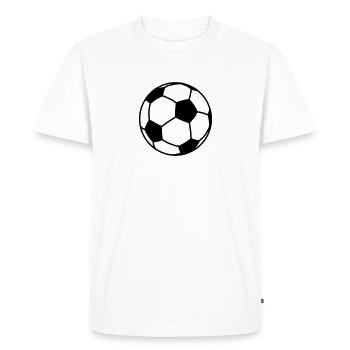 football / ball 1c - T-shirt Premium bio Homme - blanc - Devant - Nico (187cm)