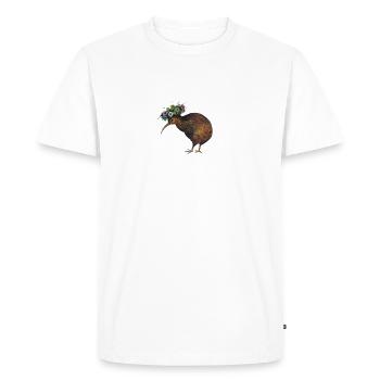 Kiwi - T-shirt Premium bio Homme - blanc - Devant - Nico (187cm)
