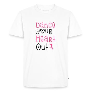 Dance - T-shirt Premium bio Homme - blanc - Devant - Nico (187cm)