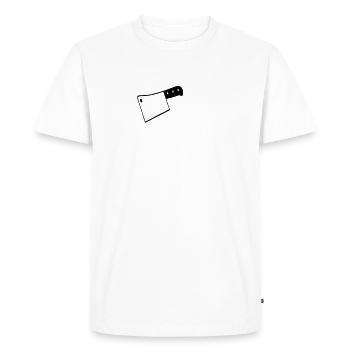 Cleaver - couteau à trancher - T-shirt Premium bio Homme - blanc - Devant - Nico (187cm)
